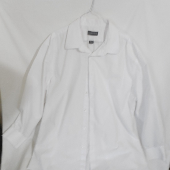 Covington Mens Longsleeve White Dress Shirt - Picture 4 of 4